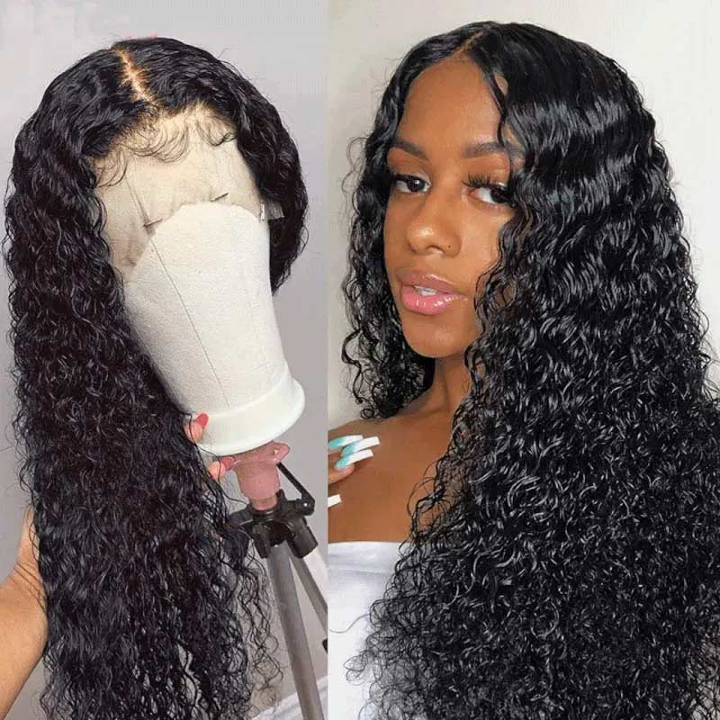 curly hair Transparent Lace Wig