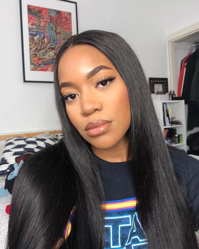 straight hair lace front wigs human hair