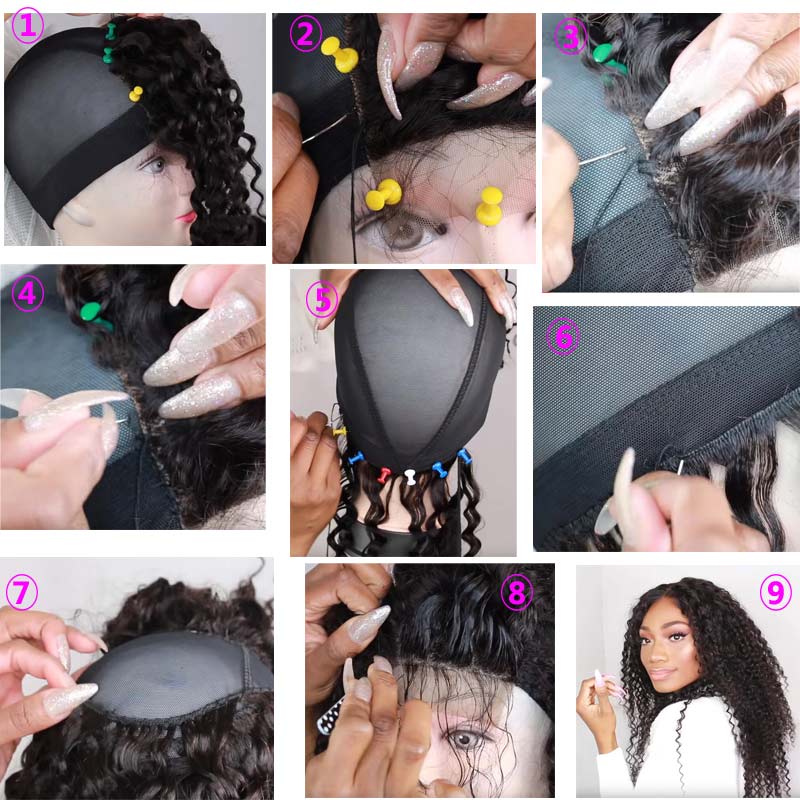 process of making a wig