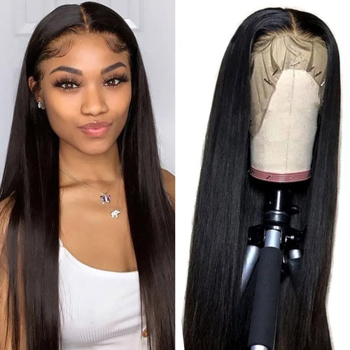 straight lace front wigs human hair