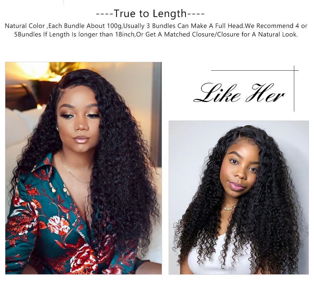 Jerry Curly Bundles With closure